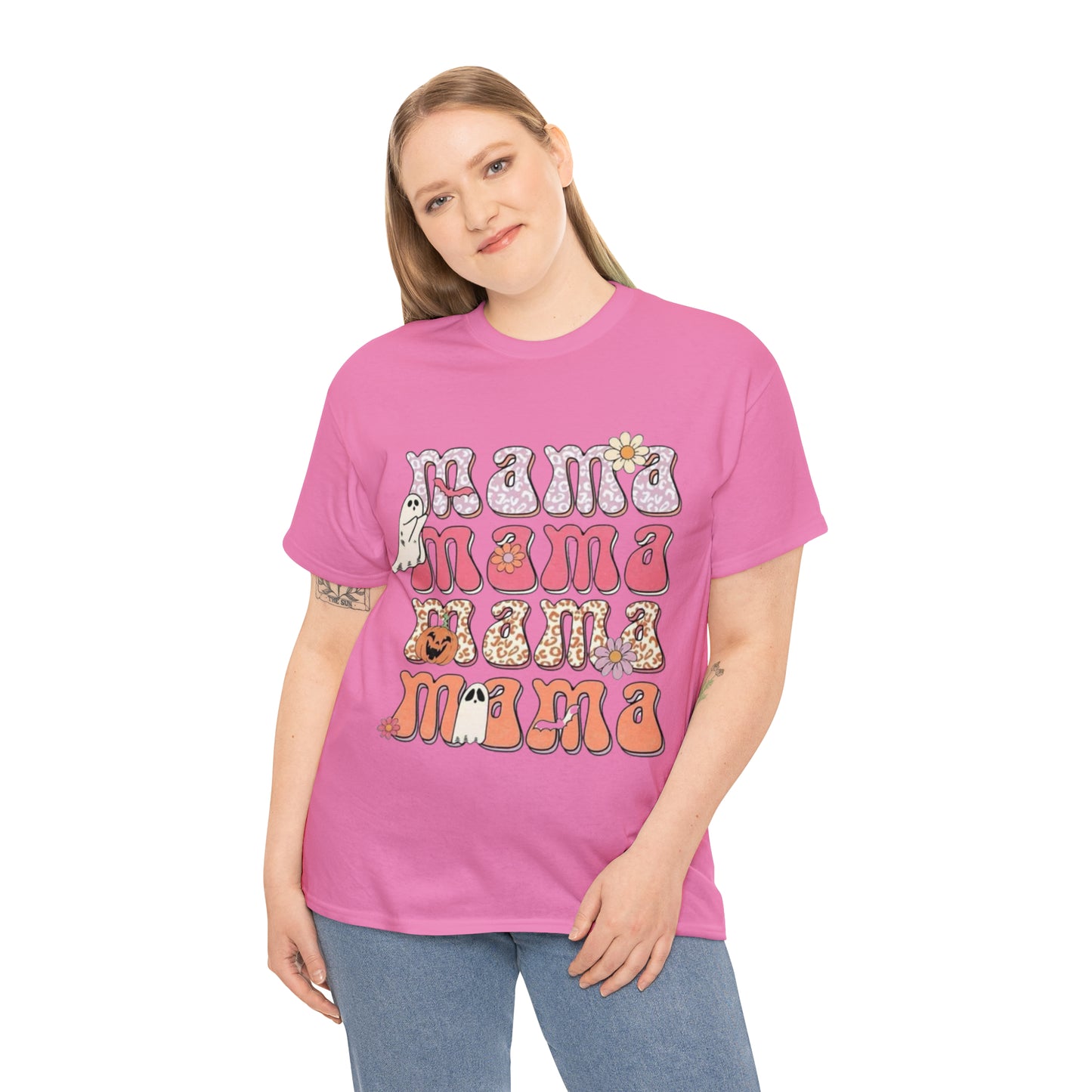 Mama Halloween-Cotton Tee