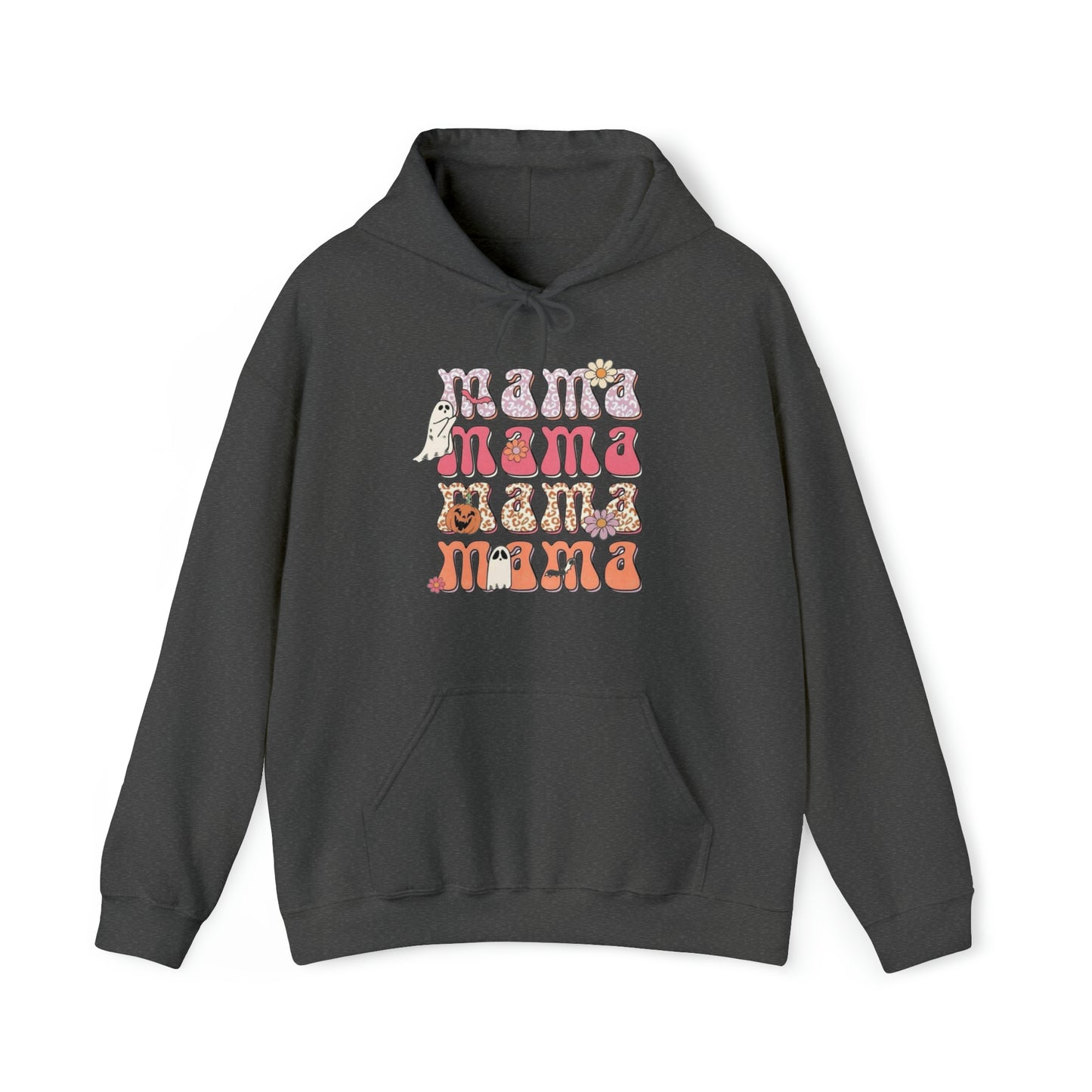 Mama Halloween-Hooded Sweatshirt