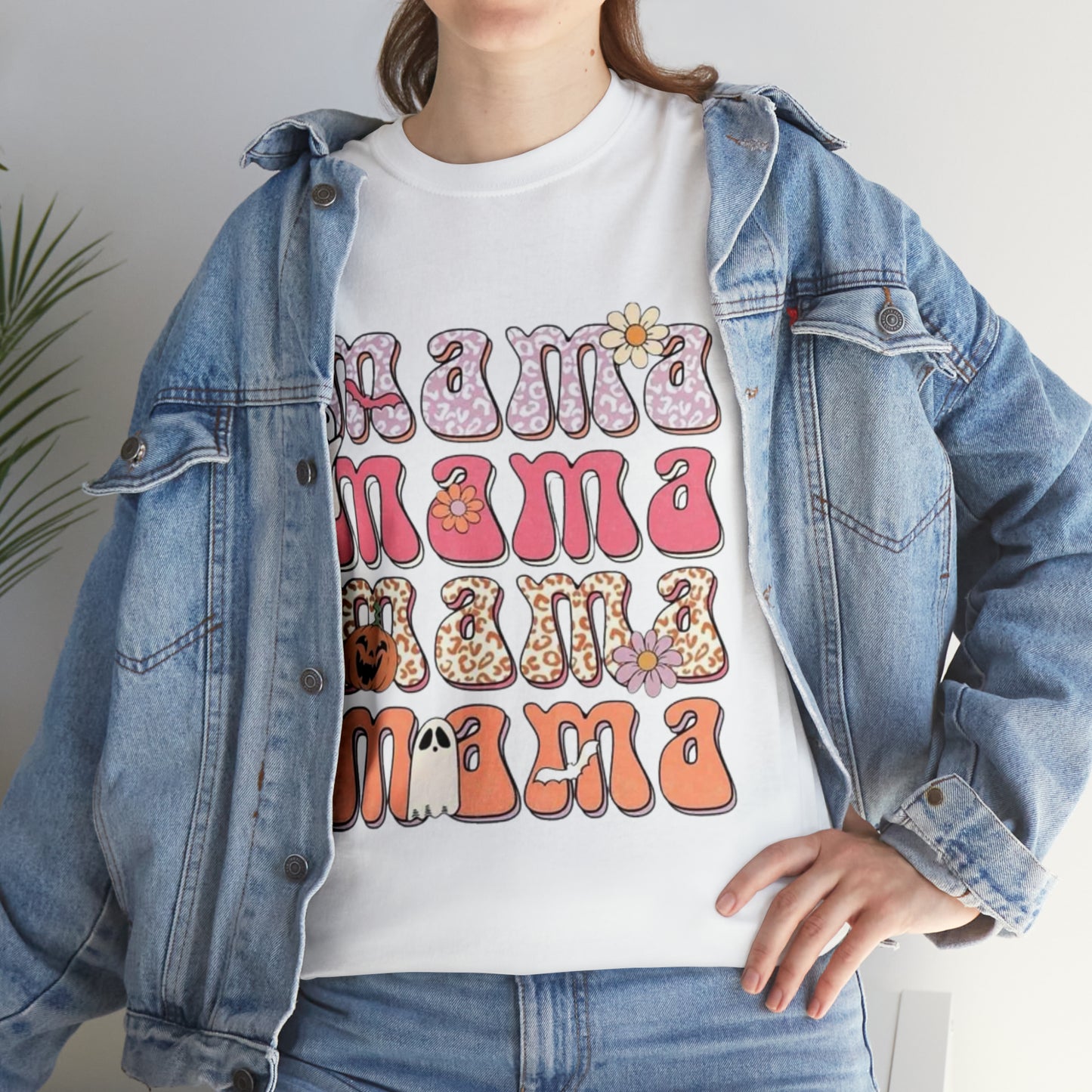 Mama Halloween-Cotton Tee