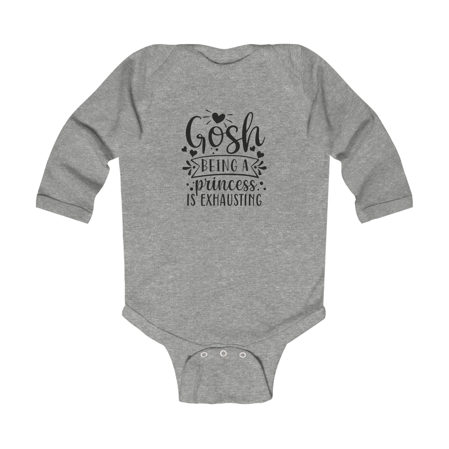 Princess Infant Long Sleeve Bodysuit