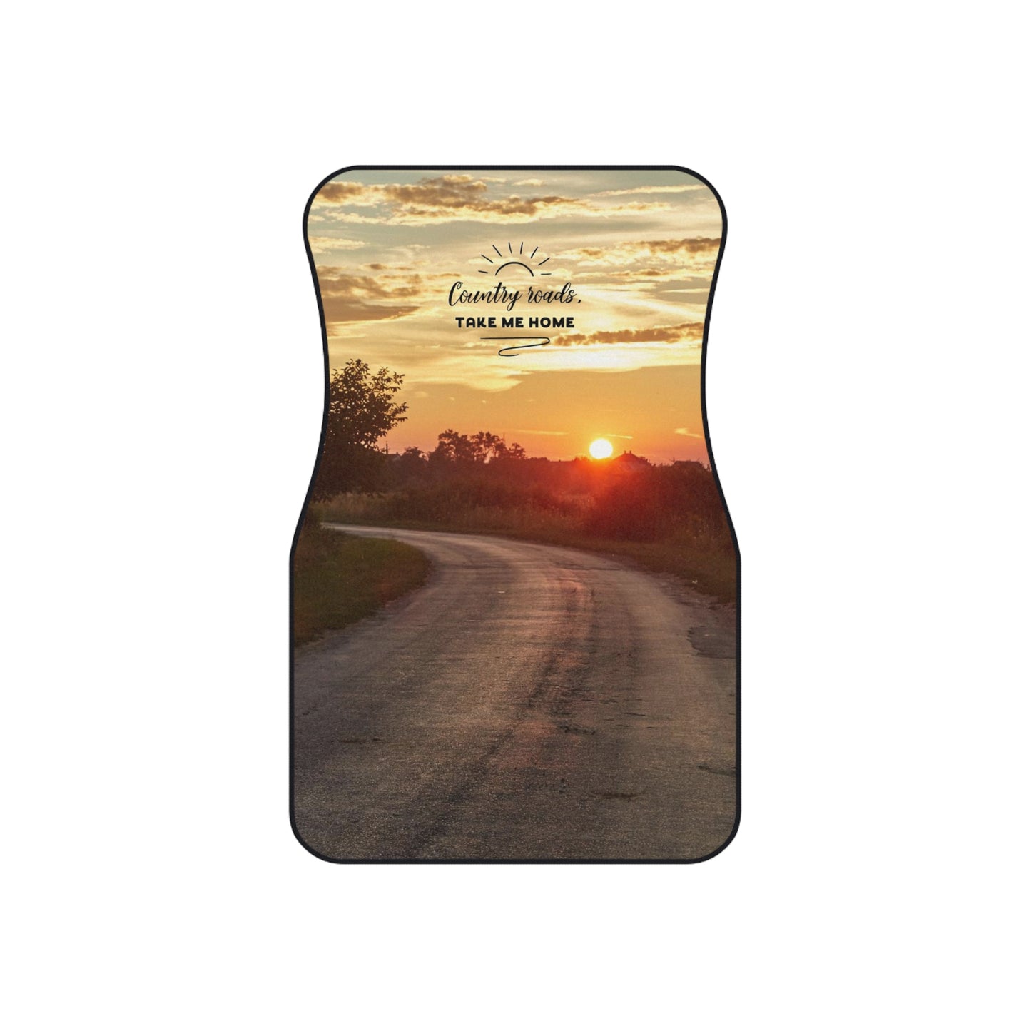 Country Roads Car Mats (Set of 4)